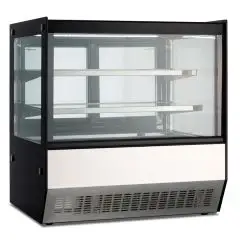 Espositore da banco vetrina refrigerata snack con capacità Lt 175 e temperatura da +0 a +18 °C Klimaitalia FNZ90
