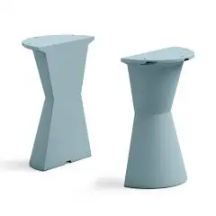 BASE - MOD. MEZZA GAMBA DOT - SET. N. 2 PZ - STRUTTURA IN POLIETILENE - PER USO INTERNO ED ESTERNO - DIM. cm L 51 x P 26 x h 73 - NORMA CE
