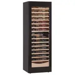 Vetrina refrigerata per vino con capacità Lt 318 e temperatura +2° / +12 ° C / +12° / +20 ° C Klimaitalia FY 170 2V