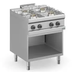Cucina a gas 4 fuochi Dexion DXMFB77AXL linea DEX