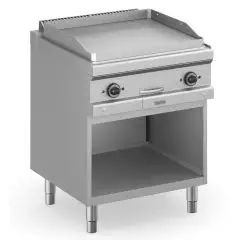 Fry Top elettrico professionale piastra liscia in acciaio Dexion DXMFTE77AL linea DEX