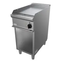 Fry Top elettrico professionale piastra liscia in acciaio Allforfood G7NUP1DCN linea SIMPLE