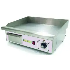 Fry Top elettrico professionale da banco piastra liscia in acciaio Easy Line EG548