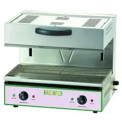 SALAMANDRA - Mod. EMH800S - TRIFASE - Potenza kW 5,6 - Dimensione griglia di cottura cm. L79 x P33 - Norma CE