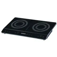 PIASTRA AD INDUZIONE - Mod. ET350G - Piastra in vetroceramica - Alimentazione monofase 230V/1N/50Hz - Potenza kW 1,8 + kW 1,7 - Norma CE