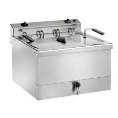 Friggitrice elettrica professionale da banco per pasticceria Allforfood HT18