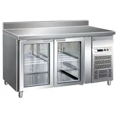 Tavolo refrigerato in acciaio inox Forcar G-GN2200TNG