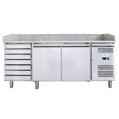 Banco pizza refrigerato in acciaio inox Forcold G-PZ2610TN FC
