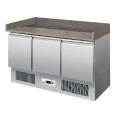 Banco pizza refrigerato in acciaio inox Forcar G-S903PZVRX