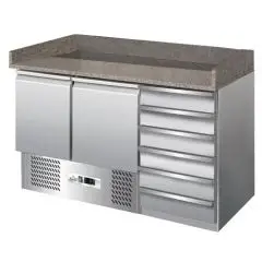 Banco pizza refrigerato in acciaio inox Forcar G-S903PZCASSV