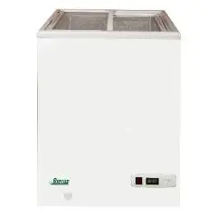 CONGELATORE A POZZETTO - Mod. G-SD100S - Refrigerazione statica - Sbrinamento manuale - Temperatura -18ºC - Capacità Lt. 97 - Dimensioni esterne cm L 58 x P 52 x 81 h