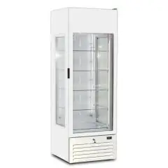 ESPOSITORE VERTICALE REFRIGERATO - MOD GLAMOUR TOWER W - CAPACITA' Lt 442 - TEMPERATURA -18°/-23° C - Dimensioni cm L 68 x P 70,6 x h 200 - Norma CE