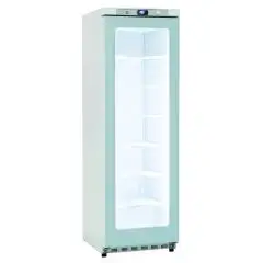 Armadio frigorifero congelatore - Mod GN 400 G BT - Statico con agitatore - N 1 porta vetro - Capacità Lt 400 - Temperatura -15°/-22º C - Dimensioni cm L 60 x P 62,5 x h 186