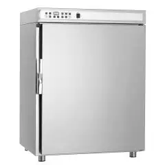 MANTENITORE E RIGENERATORE DI TEMPERATURA - MOD. GR1011P - VERSIONE ELETTRONICA PROGRAMMABILE - CAPACITA': 10 GN 1/1 ; 10 (60X40) - ALIMENTAZIONE TRIFASE V 400/3/50 Hz - POTENZA W 12600 - DIMENSIONE Cm L 82 X P 75 X h 111 - Peso Kg 128