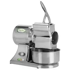 GRATTUGIA - MOD. GRAGSD1 - BOCCA A DESTRA - ALIMENTAZIONE V 230/50Hz MONOFASE - POTENZA Kw 0,75 (1,0 Hp) - PRODUZIONE ORARIA Kg 70 - DIM. cm L 22 X P 38 X h 38 - NORMA CE