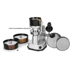 HAMBURGATRICE MANUALE - Mod HAMB HR MULTIDISCO - STRUTTURA IN ALLUMINIO ANODIZZATO - DIMENSIONI STAMPI INTERCAMBIABILI ø 100, 130 e 150 mm