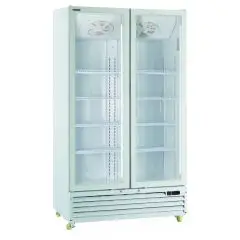 Espositore refrigerato per bibite con capacità Lt 879 e temperatura da 0 a +10 °C Klimaitalia ICOOL 110 WHITE