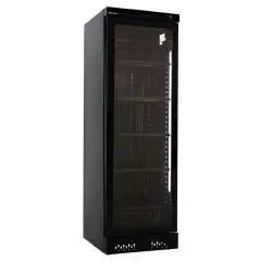 VETRINA REFRIGERATA PER VINO - Mod. ILOOC 40 Y - VENTILATO - TEMPERATURA °C +4/+18 - N. 1 PORTA IN VETRO - STRUTTURA IN LAMIERA VERNICIATA NERA - CAPACITA' LORDA Lt. 382 - CAPACITA' NETTA Lt. 342 - POTENZA W 230 - ALIMENTAZIONE 220/50Hz MONOFASE - DIMENSI