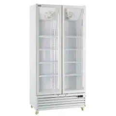 Espositore refrigerato per bibite con capacità Lt 614 e temperatura da 0 a +10 °C Klimaitalia ICOOL 80 WHITE