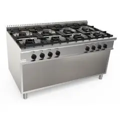 Cucina a gas 8 fuochi Allforfood N9WUZ8DC3P3M2G linea MISS