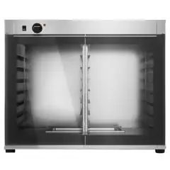 LIEVITATORE - MOD LM16T64 - Capacità teglie n 16 cm 60x40 o GN 1/1 cm 53x32,5 - Potenza Kw 2 - Alimentazione 230 V 50/60 Hz - Dimensioni esterne cm L 99,5 x P 81,1 x 83 h - Norma CE