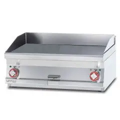 Fry Top elettrico professionale da banco piastra liscia in acciaio Allforfood FTLT/68ET linea ELLE
