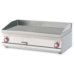 Fry Top elettrico professionale da banco piastra liscia in acciaio Allforfood FTLT/610ET linea ELLE