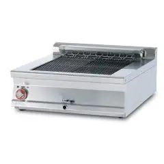 GRIGLIA AD ACQUA TOP CONTACT - MOD. CWKT/68ET - Cottura diretta su resistenza in acciaio inox - Trifase - Dimensioni: cm L 80 x P 60 x H 28 - Norma CE