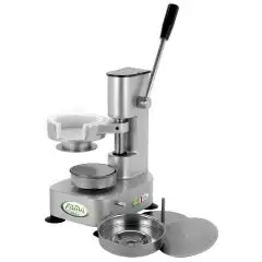 AMBURGATRICE MANUALE DOPPIO - MOD. PRAM15 - DIMENSIONI STAMPO Ø cm 10 e 13 - DIM. Cm L 19 x P 30 x H 28 - NORMA CE