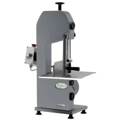 SEGAOSSI A NASTRO - MOD. SEOSV15T - STRUTTURA IN METALLO VERNICIATO - ALTEZZA TAGLIO cm 25 - ALIMENTAZIONE V 230/400/50Hz TRIFASE - POTENZA Kw 0,75 (1,0 Hp) - DIM. Cm L 37 x P 41 x h 81 - NORMA CE