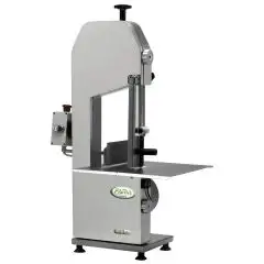 SEGAOSSI A NASTRO - MOD. SEOSA18T - STRUTTURA IN ALLUMINIO ANODIZZATO - ALTEZZA TAGLIO cm 32 - ALIMENTAZIONE V 230/400/50Hz TRIFASE - POTENZA Kw 0,75 (1,0 Hp) - DIM. Cm L 42 x P 53 x h 91 - NORMA CE