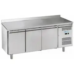 Tavolo refrigerato in acciaio inox Forcold M-GN3200TN-FC