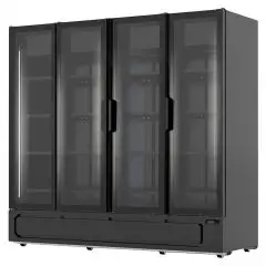 Espositore refrigerato con capacità Lt 1850 e temperatura da -1 a +4 °C Klimaitalia TORINO 1910 BLACK
