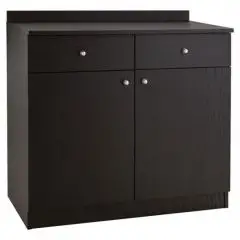 MOBILE DI SERVIZIO DA SALA - MOD. ML3202SS - Struttura e pannelli in nobilitato - N. 2 sportelli - N. 2 cassetti - Dim. cm L 90 x P 48 x h 95