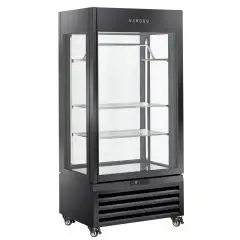 Vetrina refrigerata verticale per frollatura carne - Mod MV 604B - Ventilata - Capacità Lt 600 - Temperatura -2°/+10°C - Dimensioni cm L 90 x P 65 x H 190