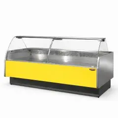 Banco alimentare refrigerato - Mod M 80 FA VVC - Ventilato - Temperatura &deg;C +2/+5 - Profondit&agrave; piano espositivo: 66 cm