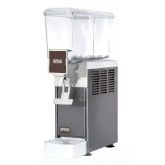 DISTRIBUTORE DI BEVANDE FREDDE - MOD. JOLLY 5/1 INOX - PER BEVANDE NON GASSATE - N. 1 BEVANDA - CAPACITA' LT 5 - Dim. cm. L 18 x P 39 x h 55 - NORMA CE