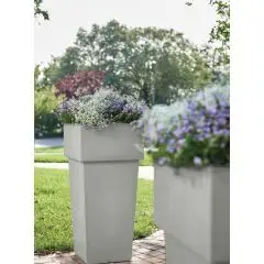 VASO - MOD. NOVA CACHE-POT QUADRATO - STRUTTURA IN POLIETILENE - NORMA CE