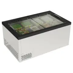 ISOLA PANORAMICA - MOD. OASI 150 MW - REFRIGERAZIONE STATICA - SBRINAMENTO MANUALE - CAPACITA' Lt. 551 - TEMPERATURA +5°/-25°C - DIM. cm. L 154,4 x P 96,4 x h 82,6