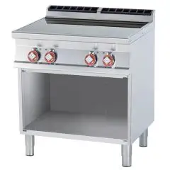 Cucina elettrica 4 piastre in vetroceramica Allforfood PCC/78ET linea ELLE