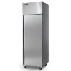 ARMADIO REFRIGERATO VENTILATO 400 TN  0/+10 &deg;C - PORTA ACCIAIO VERSIONE E CREMAGLIERE