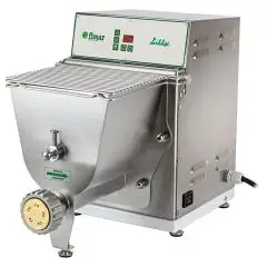 MACCHINA PER PASTA FRESCA - Mod. PF/25E - Produzione oraria Kg/h 8 - Potenza kW 0,37 - Alimentazione trifase V 230-400/3/50HZ - Norma CE