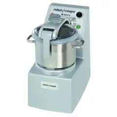 CUTTER DA BANCO - Mod. R 10 - Capacità vasca in ACCIAIO INOX lt 11,5 - Capacità coperti da 50 a 200 - Con variatore di velocità - Potenza W 2600 - Dimensioni cm L 34,5 x P 56 x 66h