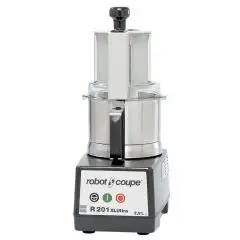 ABBINATO CUTTER E TAGLIAVERDURE PROFESSIONALE - Mod. R 201 XL ULTRA - Capacità vasca in ACCIAIO INOX lt 2,9 - Capacità coperti 20 - Potenza W 550 - Dimensioni cm L 22 x P 28 x 49,5h