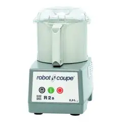 CUTTER DA BANCO - Mod. R 2 B - Capacità vasca in ABS lt 2,9 - Capacità coperti da 10 a 20 - Potenza W 550 - Dimensioni cm L 20 x P 28 x 35h