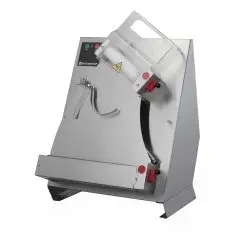 STENDIPIZZA - DILAMINATRICE - 2 COPPIE DI RULLI (rullo superiore inclinato) - Mod. TO 35 C - Lunghezza Rulli cm 34 - Potenza hp 0,50 - Alimentazione monofase 230 V - Norma CE