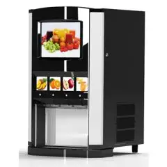 DISTRIBUTORE DI BEVANDE FREDDE - MOD. 4 JUICES - CON PANNELLO ILLUMINATO - N. 4 GUSTI - CAPACITA' LT 4x4 - Dim. Cm. L 47,5 x P 59,8 x h 82,8 - NORMA CE