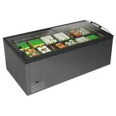 ISOLA PANORAMICA - MOD. SARDINIA 200 AG - REFRIGERAZIONE STATICA - SBRINAMENTO AUTOMATICO - COMPRESSORE ON OFF - CAPACITA' Lt. 783 - TEMPERATURA +5°/-25°C - DIM. cm. L 204,4 x P 96,4 x h 89,5