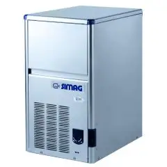 Fabbricatore di ghiaccio a cubetti cavi ad aria Kg 25 ad acqua Kg 24 Simag SEI 24