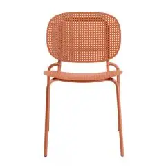 SEDIA SI-SI DOTS - MOD. 2505 - TELAIO DIAM. ø mm. 20 IN ACCIAIO ZINCATO E VERNICIATO - PER USO INTERNO ED ESTERNO - IMPILABILE - DIM. cm L 50 x P 55 x H 80 - NORMA CE